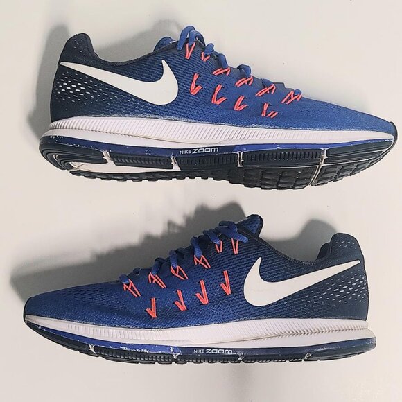 Nike Air Zoom Pegasus 33 Racer 831352-401 Men\'s Shoes Blue US 10 main image 10